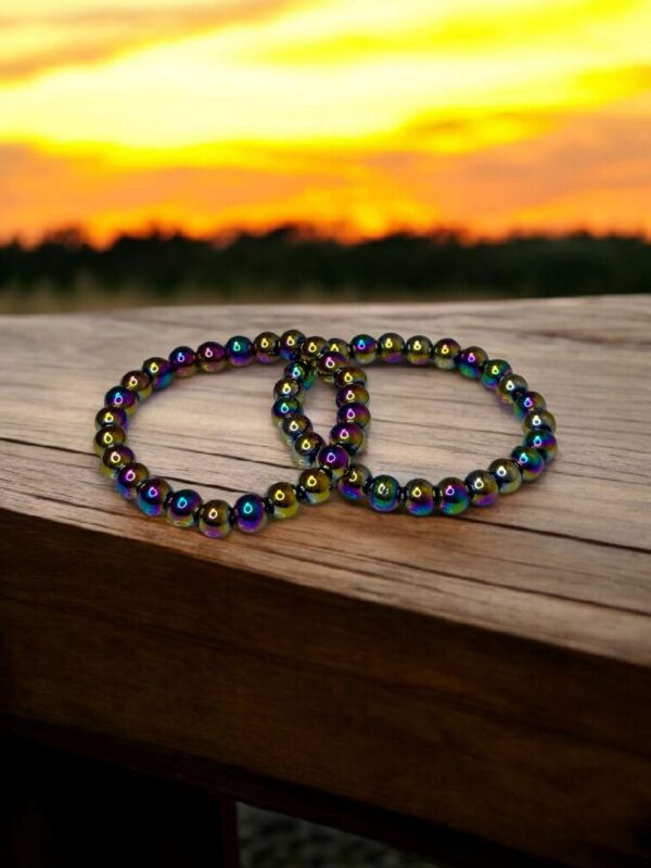 PULSERA HEMATITA ARCOIRIS - Imagen 2