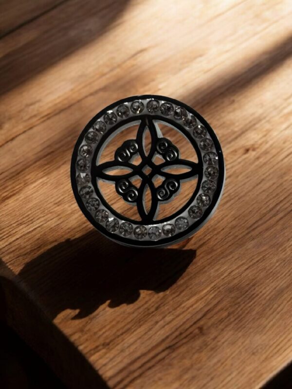 PENDIENTES ACERO INOX NUDO DE BRUJAS CIRCONITAS
