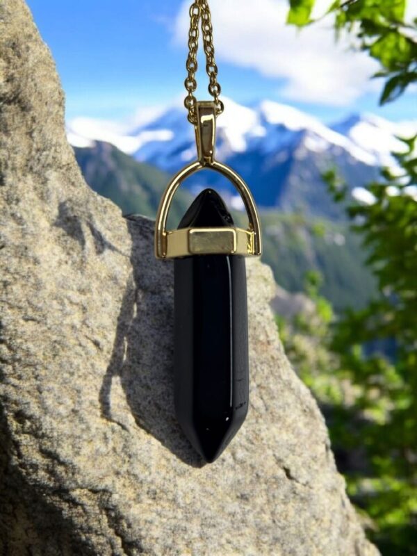 COLGANTE PENDULO ACERO ONIX NEGRO
